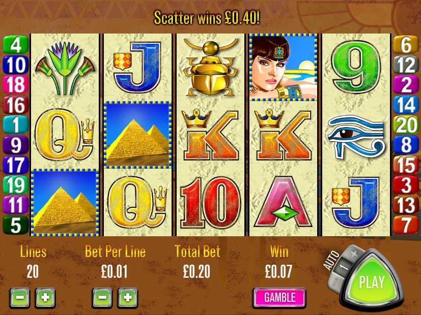 Queen Of The Nile Slot Review