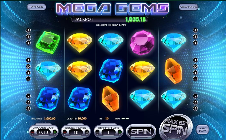 Mega Gems Slot Review