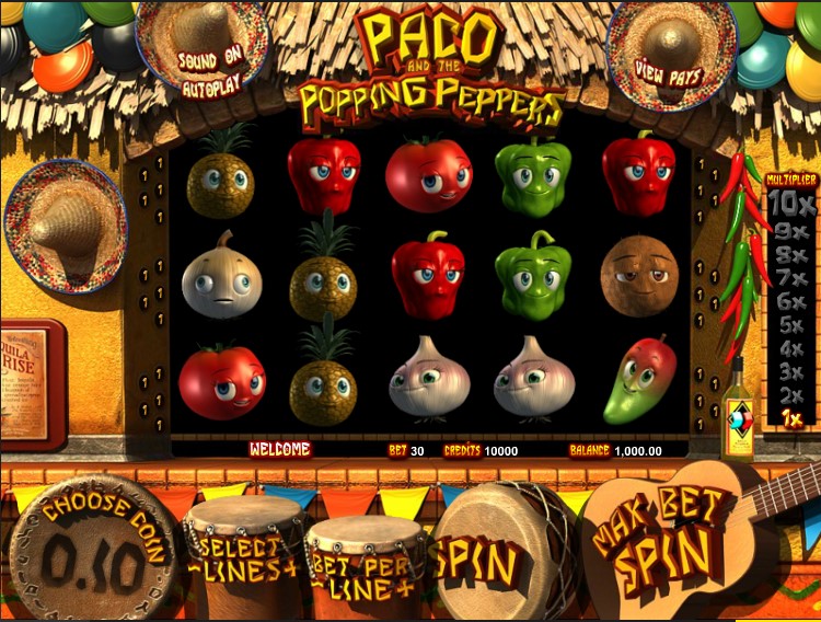 Paco And The Popping Peppers Slot Review