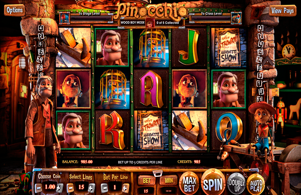Pinocchio Slot Review